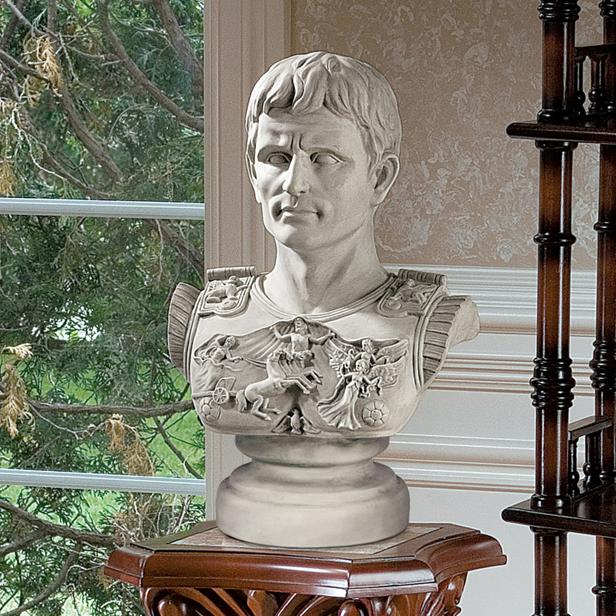 Toscano - Augustus Caesar Prima Porta Roman Emperor Sculptural Bust