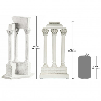 Toscano - Set of 2 Roman Forum Columns Statues