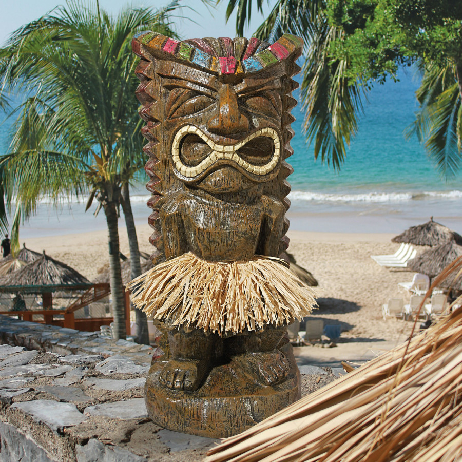 Toscano - Pau Hana Hawaiian Tiki Totem Statue
