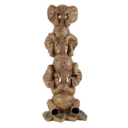 Toscano The Hear-No See-No Speak-No Evil Elephants - Large