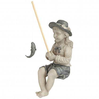 Toscano Nellie Big Catch Fisherwoman Statue - Medium