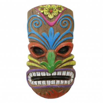 Toscano - Hoaloha, God of the Hawaiian Isle Tiki Mask Wall Sculpture