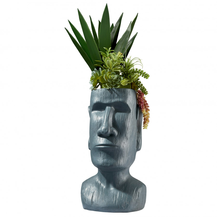 Toscano - Easter Island Massive Megalith Moai Head Planter Statue