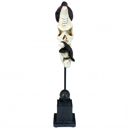 Toscano - Warlock Raven Moon Halloween Statue