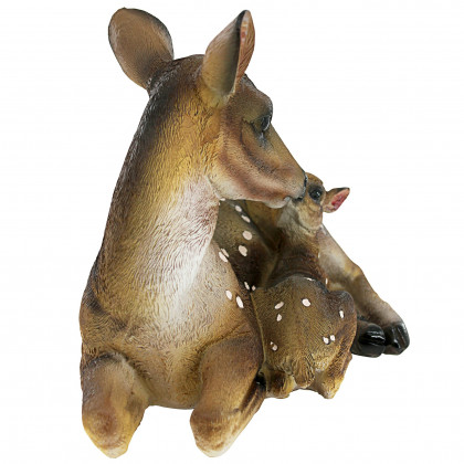 Toscano Mother Love Doe and Fawn Statue - Medium