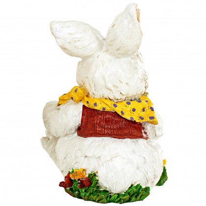 Toscano - Mortimer the Bunny and his Easter Eggs Rabbit Statue