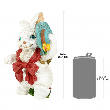 Toscano - Constance with her Easter Bunny Bonnet Rabbit Statue