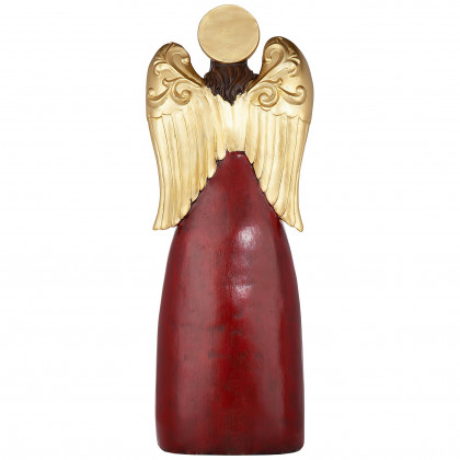 Toscano - Blessed Holy Family Christmas Nativity Scene Angel Statue