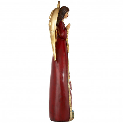 Toscano - Blessed Holy Family Christmas Nativity Scene Angel Statue
