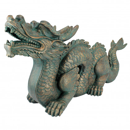 Toscano Asian Dragon of the Great Wall Statue - Large