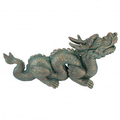Toscano Asian Dragon of the Great Wall Statue - Large