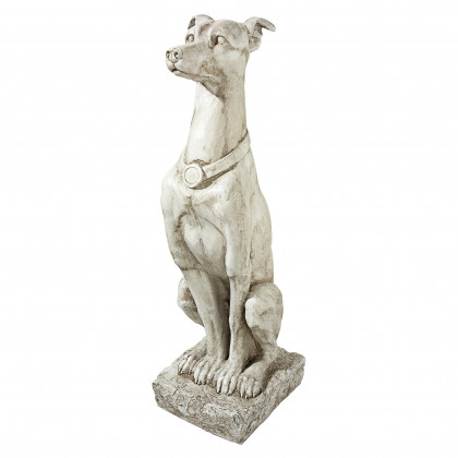 Toscano - Art Deco Whippet Greyhound Sentinel Dog Statue