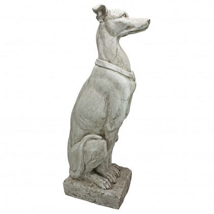 Toscano - Art Deco Whippet Greyhound Sentinel Dog Statue