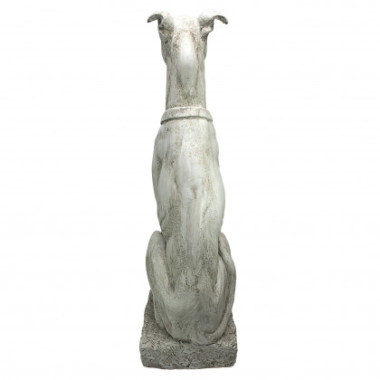 Toscano - Art Deco Whippet Greyhound Sentinel Dog Statue