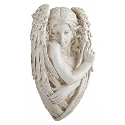Toscano - Tristan the Timid Angel Wall Sculpture