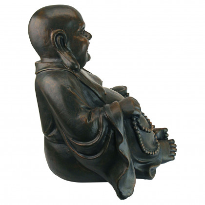 Toscano Laughing Buddha Happy Hotei Statue - Large