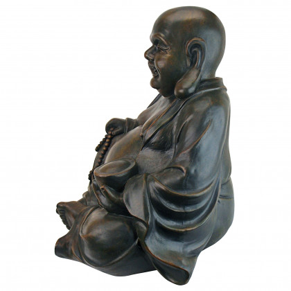 Toscano Laughing Buddha Happy Hotei Statue - Large