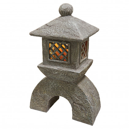 Toscano - Japanese Pagoda Illuminated Lantern Statue