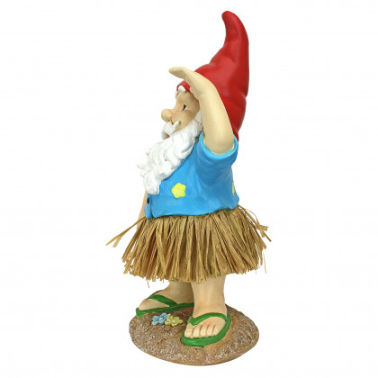 Toscano - Hawaiian Hank Grass Skirt Gnome Statue