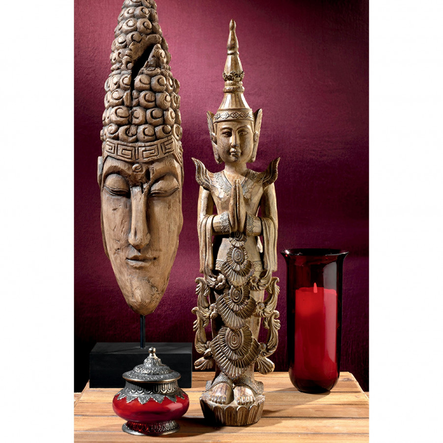 Toscano - Standing Thai Teppanom Mythological Angel Statue