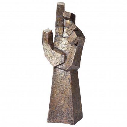 Toscano - Freedom Rising Modern Cubist Outstretched Hand Statue