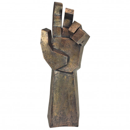 Toscano - Freedom Rising Modern Cubist Outstretched Hand Statue