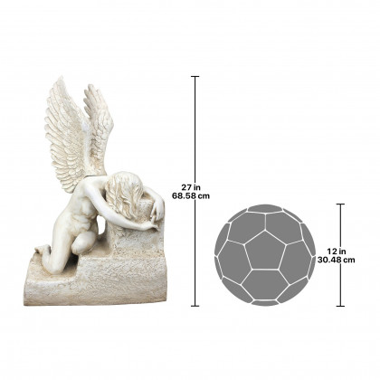 Toscano - Hunger of Heartbreak Angel Statue