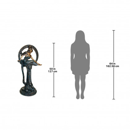 Toscano - Alphonse Mucha Maiden of the Arts Statue