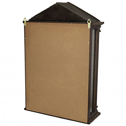 Toscano - Essex Hall Wall Curio Cabinet in Hardwood