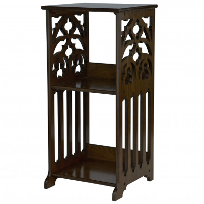 Toscano - Saint Thomas Aquinas Gothic Side Table in Hardwood