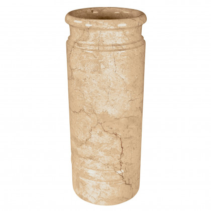 Toscano Authentic Cane and Umbrella Stand Vessel - Ivory, Marble