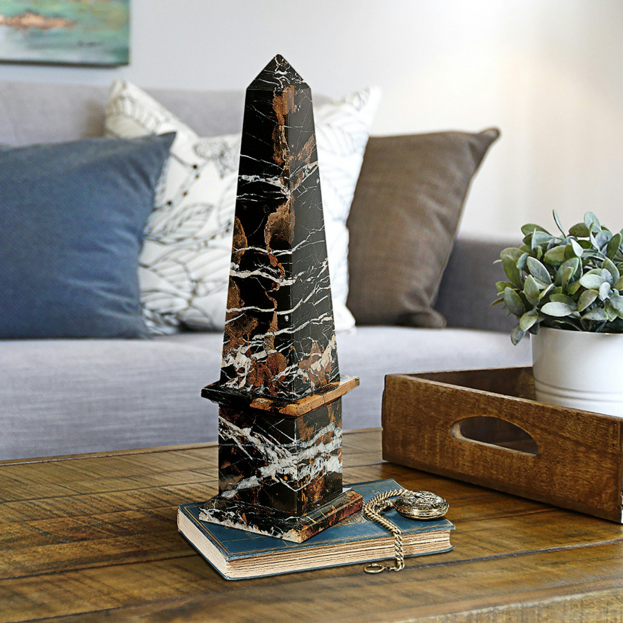 Toscano - Grand Solid Marble Obelisk