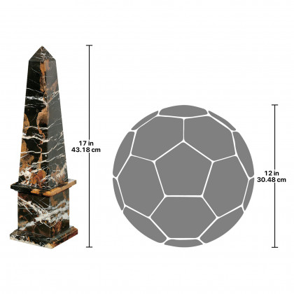 Toscano - Grand Solid Marble Obelisk