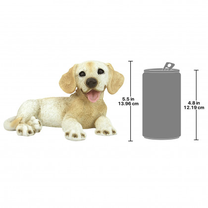 Toscano - Yellow Labrador Puppy Dog Statue