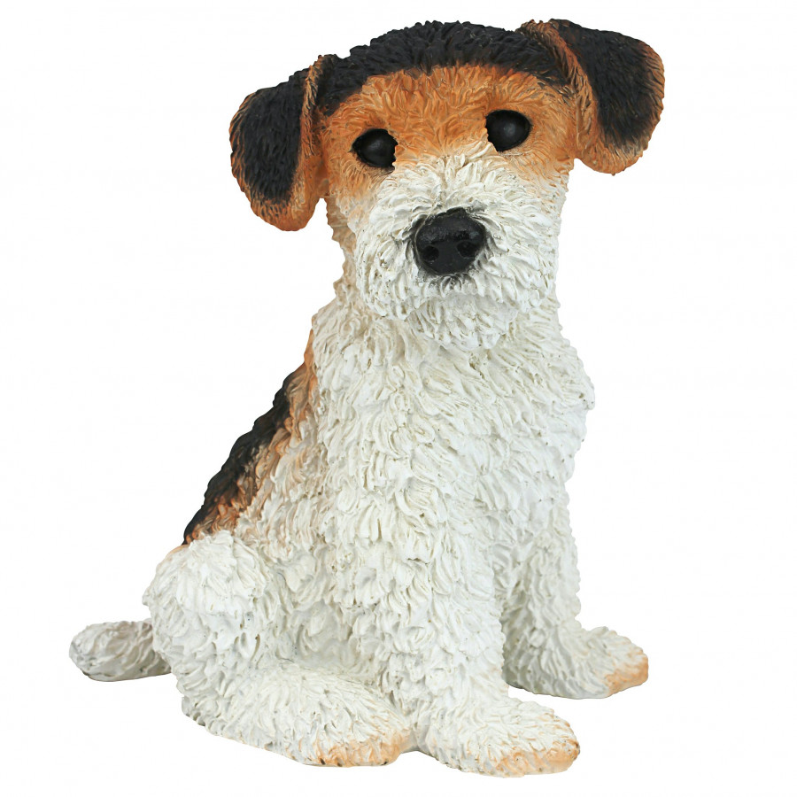 Toscano - Fox Terrier Puppy Dog Statue
