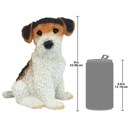Toscano - Fox Terrier Puppy Dog Statue