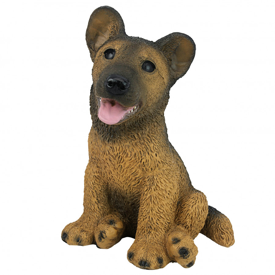Toscano - German Shepherd Puppy Dog Statue