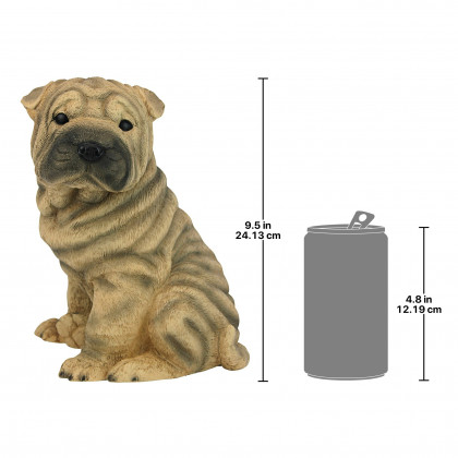 Toscano - Shar-Pei Puppy Dog Statue