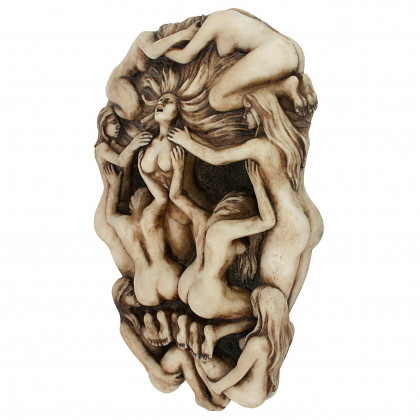 Toscano - Memento Mori Gothic Death Skull Wall Sculpture