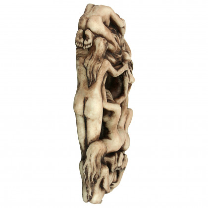 Toscano - Memento Mori Gothic Death Skull Wall Sculpture