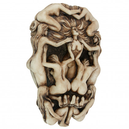 Toscano - Memento Mori Gothic Death Skull Wall Sculpture