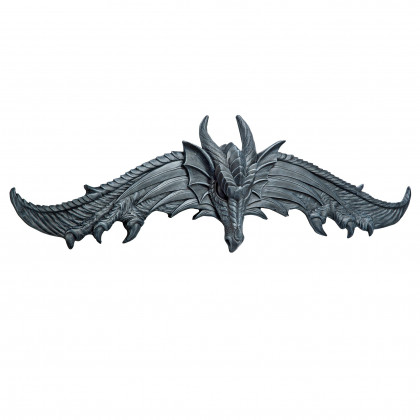 Toscano - Hardwick Dragon Sculptural Wall Pediment