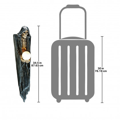 Toscano - The Grim Reaper Illuminated Wall Sculpture