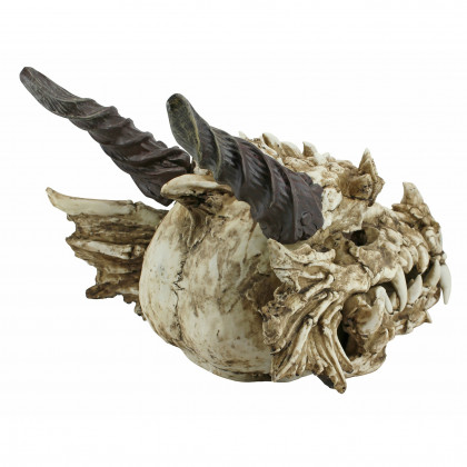 Toscano Stoker Moors Dragon Skull Statue - Large
