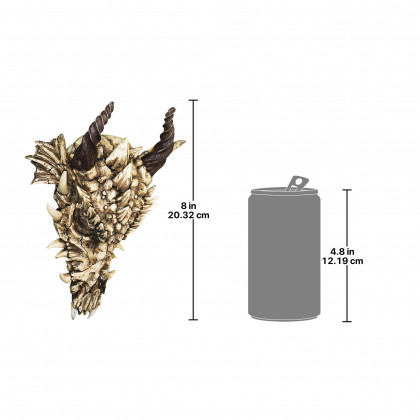 Toscano Stoker Moors Dragon Skull Statue - Small