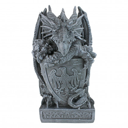 Toscano - Shield the Arthurian Dragon Statue