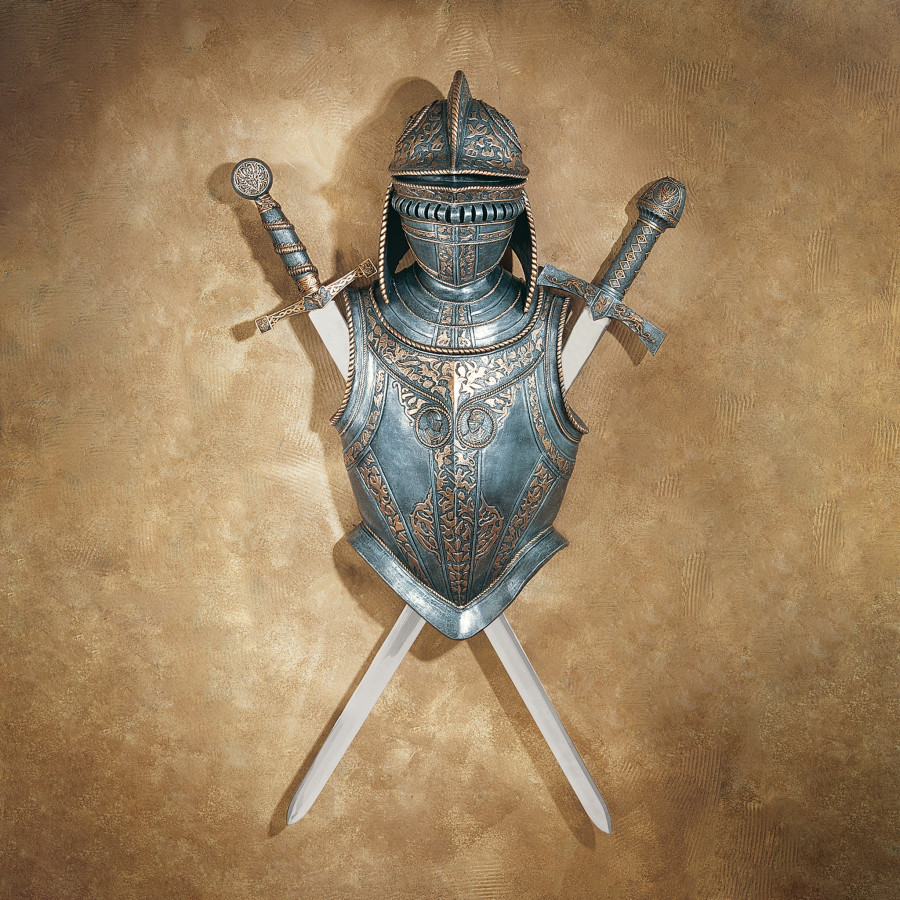 Toscano - Nunsmere Hall 16th-Century Battle Armor Wall Sculpture Collection