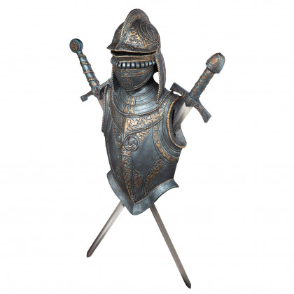 Toscano - Nunsmere Hall 16th-Century Battle Armor Wall Sculpture Collection