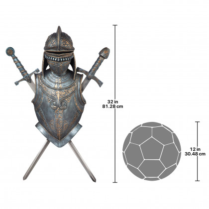 Toscano - Nunsmere Hall 16th-Century Battle Armor Wall Sculpture Collection