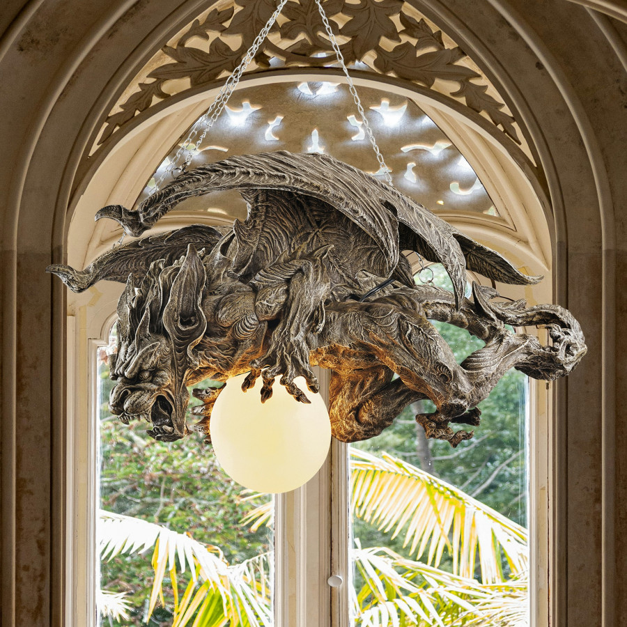 Toscano - Nightfall Sculptural Gargoyle Chandelier